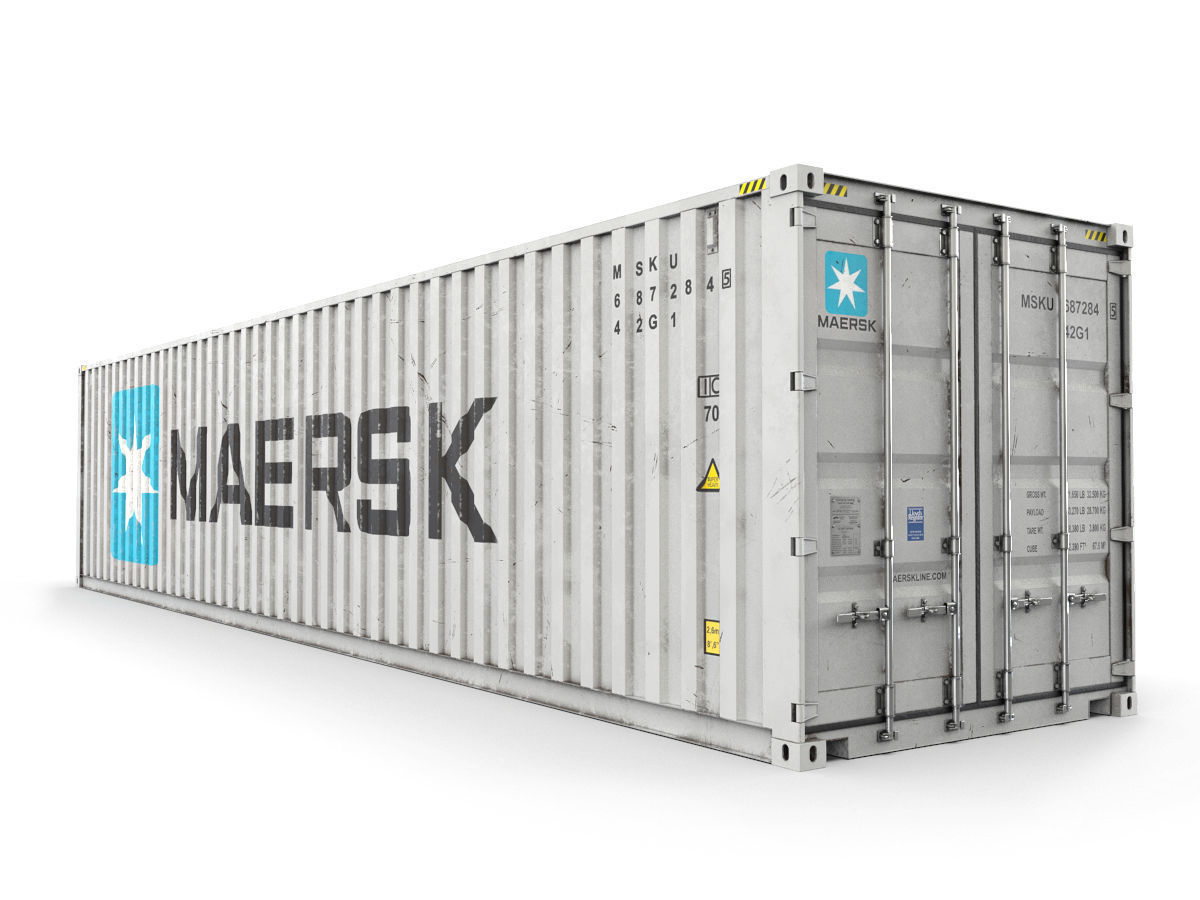 MAERSK shipping container