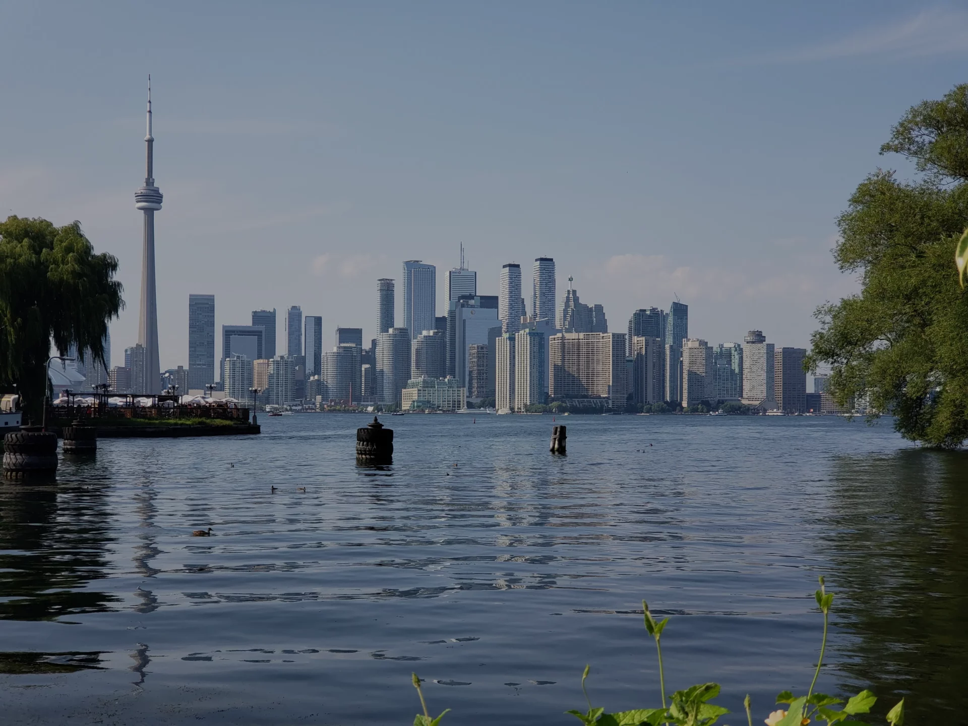 City skyline with CN Tower