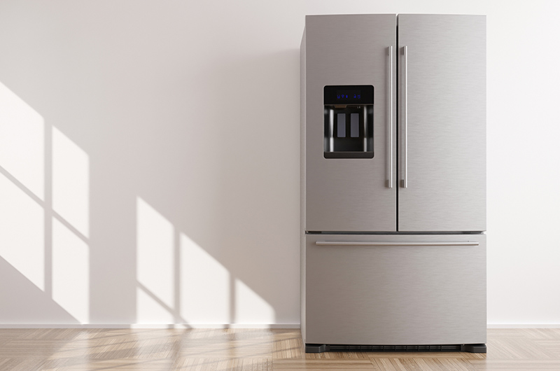 Modern refrigerator with double door