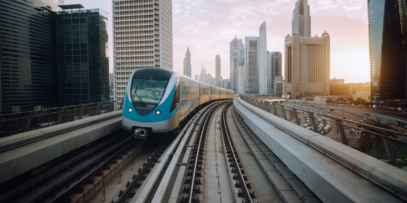 UAE Dubai metro transport
