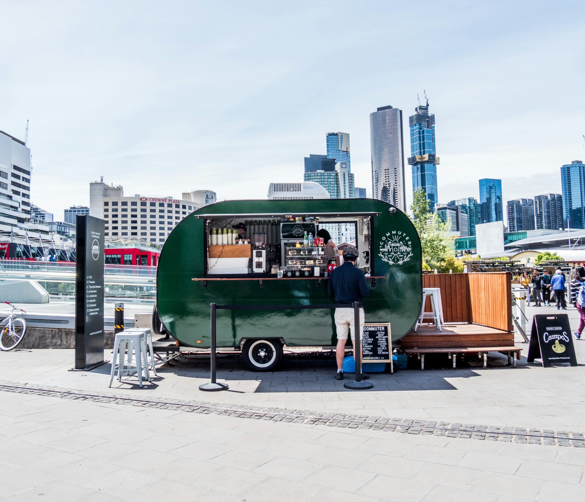 Commuter Coffee: Mobile coffee service at transport hubs in Melbourne